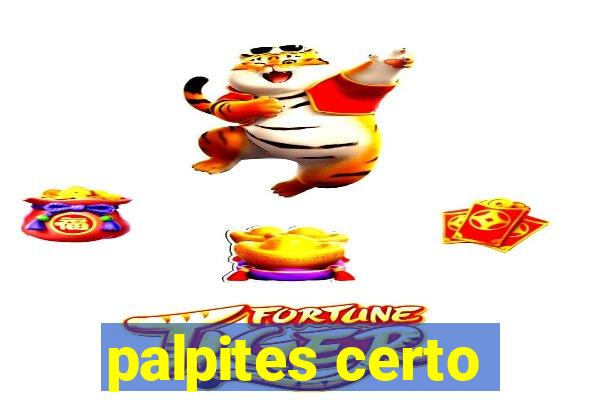 palpites certo